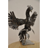 phoenix forged sculpture
